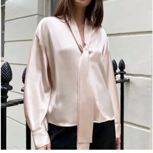 Aritzia/Babaton Tie Front Blouse